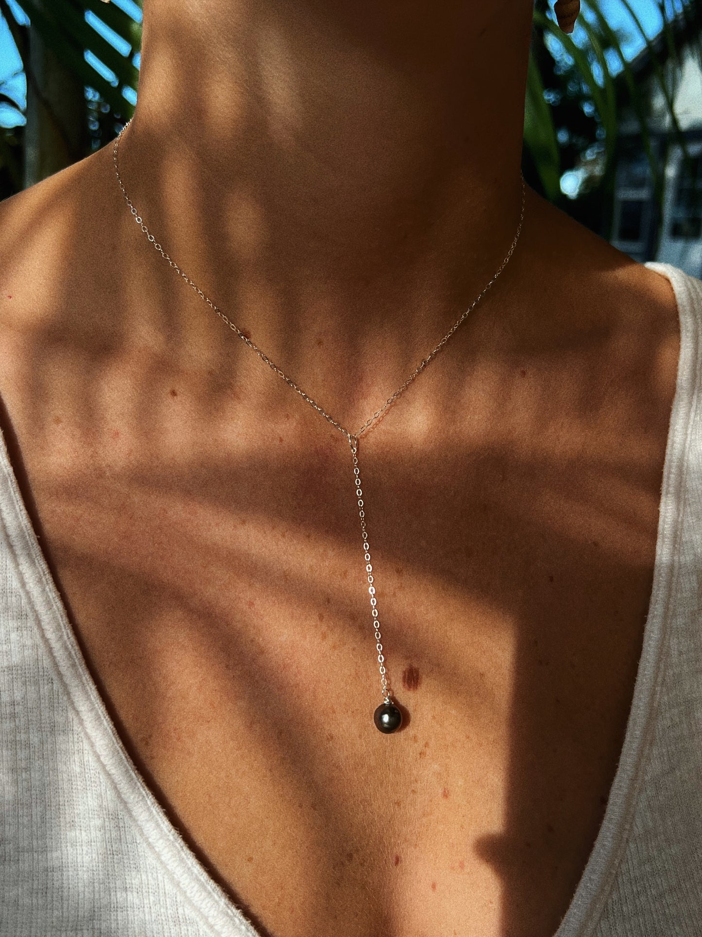 Tahitian Pearl Drop Necklace