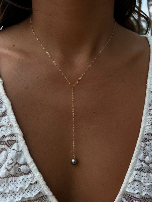 Tahitian Pearl Drop Necklace